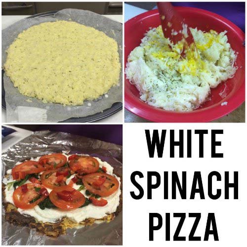 Recipe Image: White Spinach Pizza Recipe Image: White Spinach Pizza